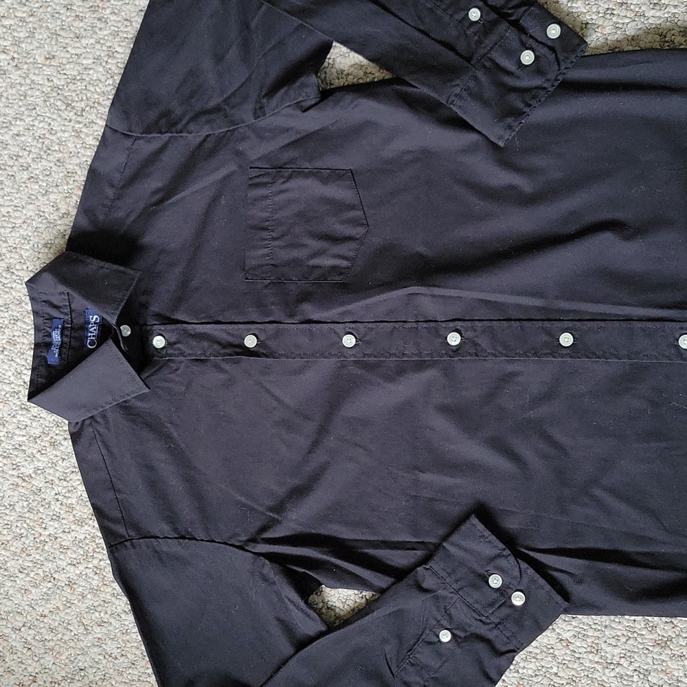 CHAPS - LONG SLEEVE BUTTON DOWN SHIRT